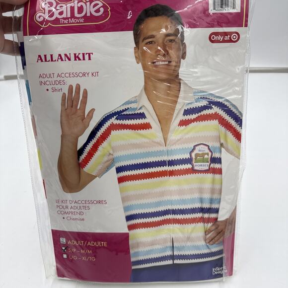 The Barbie Movie Allan Halloween Costume Shirt Mens Size Small Medium New - Picture 3 of 6